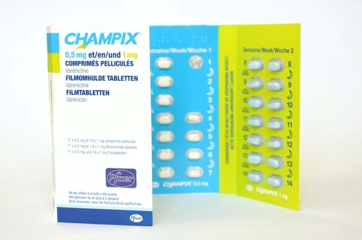 Boîte de Champix et timelapse de livraison