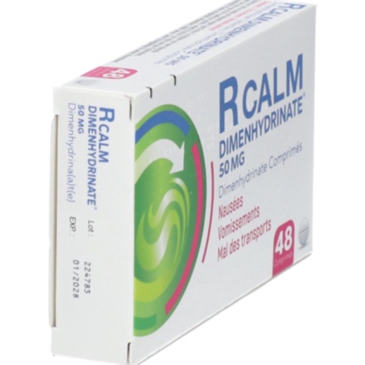 Acheter du dimenhydrinate - comprimés et boîte