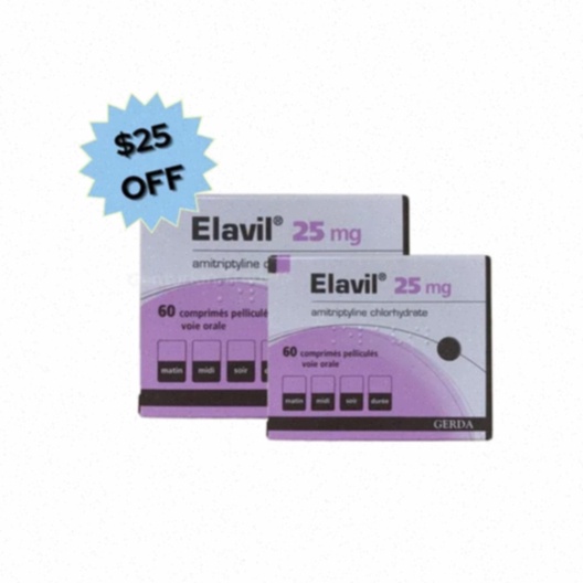 Acheter Elavil pas cher - Illustration de boîtes de comprimés