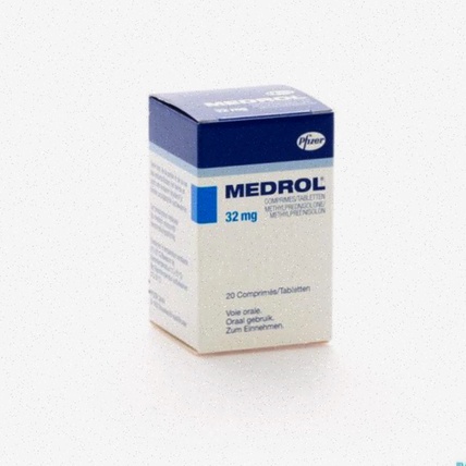 Boîte de Medrol 4 mg - Illustration