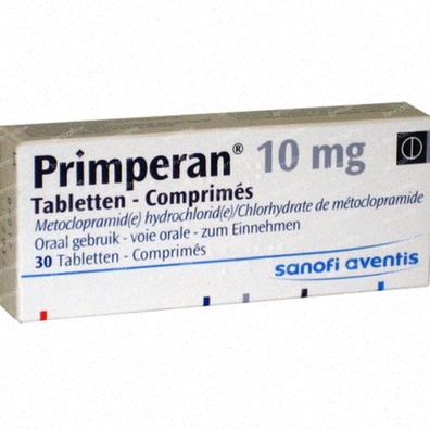 Acheter Metoclopramide - Illustration comprimés et boîte