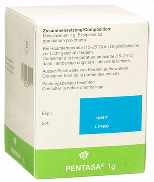 Acheter Pentasa - Illustration de comprimés et emballage Pentasa
