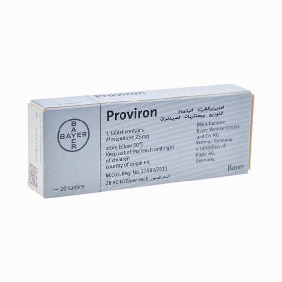 Achat Proviron - Illustration traitement hormonal masculin