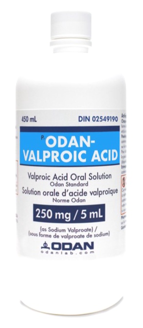 Valproic Acid – Illustration de gélules et d’un flacon