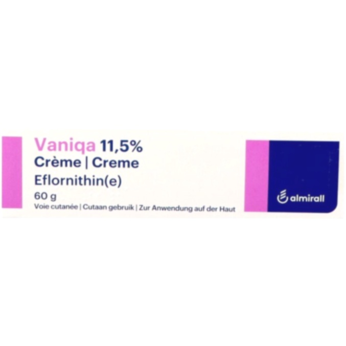 Acheter Vaniqa en ligne – Tube de crème éflornithine