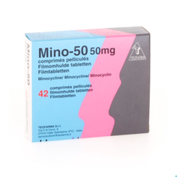 Acheter Minomycin - illustration de comprimés doxycycline
